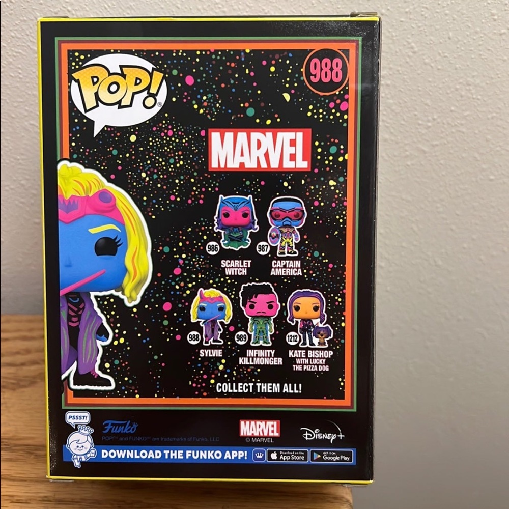 Marvel Blacklight Funko Pop View 5